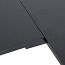 Scrivania da Ufficio Angolare 155x130x76 cm in Legno  Nera