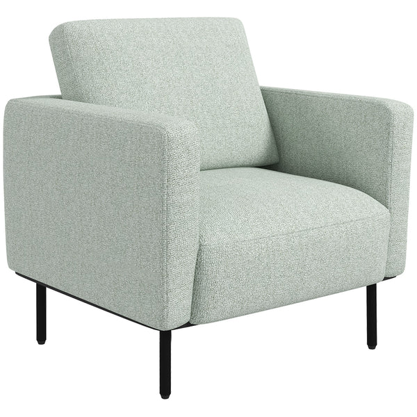 Poltrona 79x76x65 cm in Tessuto Effetto Lino Traspirante Grigio sconto