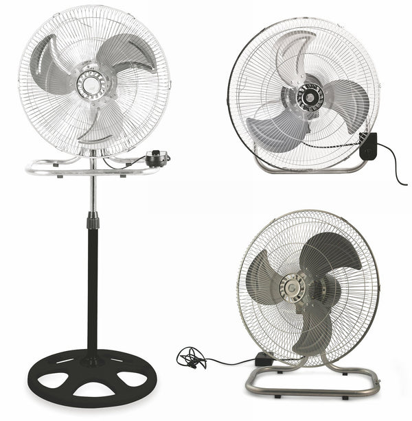Ventilateur de Sol 3 en 1 Table Murale 45cm 3 Vitesses 80W Kooper Aria sconto