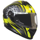 Casco Integrale per Scooter Visiera Lunga CGM Montegi 301S Giallo Fluo Opaco XS - (53-54 cm)