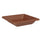 Sottovaso Quadrato per Vaso Tera Nazca Clay 32x32 cm in Plastica Riciclata Argilla