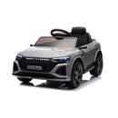 Macchina Elettrica per Bambini 12V Licenza Ufficiale Audi SQ8 E-Tron con Telecomando e Sedile Pelle Grigio
