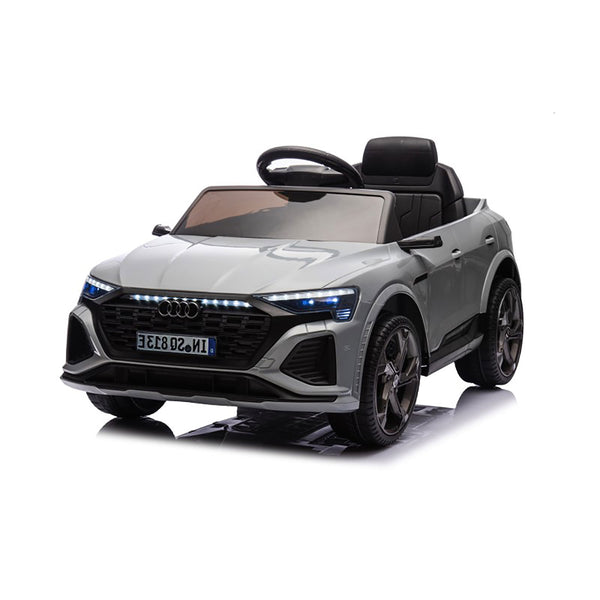 Macchina Elettrica per Bambini 12V Licenza Ufficiale Audi SQ8 E-Tron con Telecomando e Sedile Pelle Grigio acquista