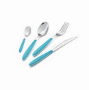 Servizio Set di Posate 24 pezzi in Acciaio Inox Eme Vero Turchese 311