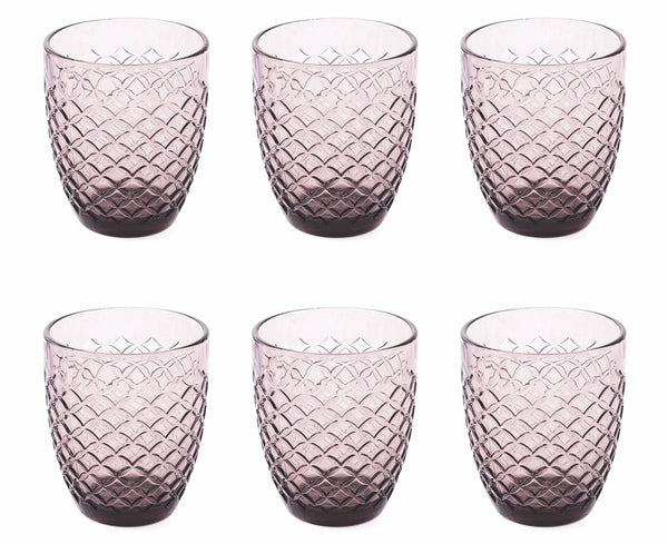 prezzo Set de 6 verres Ø8,5x10 cm en verre VdE Tivoli 1996 Squared Rossi