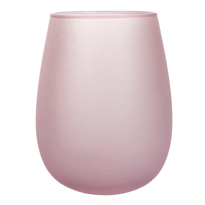 Set 6 Bicchieri Acqua Effetto Ghiaccio Happy Hour Provence in Vetro VdE Tivoli 1996 Viola