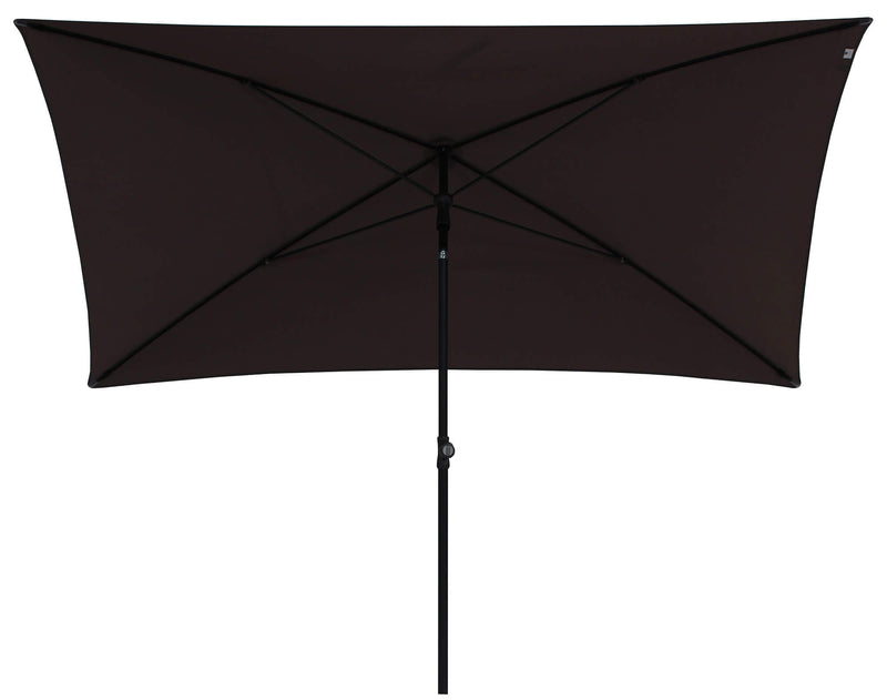 Ombrellone da Giardino 2,4x1,5 m Palo Ø27 mm in Acciaio Maffei Kronos Tortora