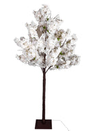 Mandorlo Artificiale ad Uso interno con Led Altezza 210 cm Bianco