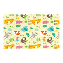 Tappeto Morbido per Bambini 200x150x1 cm Pieghevole Foresta Multicolore