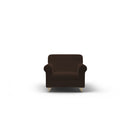 Copridivano Elasticizzato in Poliestere Iris Marrone Varie Misure