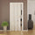 Porte Pliante Intérieure 88,5x214 cm en PVC avec Verre Saba Jasmin Blanc