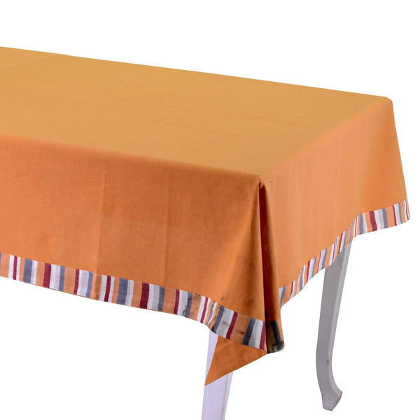 Tovaglia Rettangolare 140x180 cm in Cotone 180 GSM Stripe Bordeaux sconto