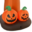 Albero Fantasma Gonfiabile Halloween H274 cm con LED in Poliestere Impermeabile