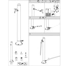 Fontana da Giardino in Alluminio ideale per Irrigare Sined Alu Bianco 