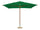 Parasol de jardin 3x2 m Mât Ø48 mm en Polyéthylène Vert