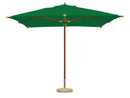 Ombrellone da Giardino 3x2 m Palo Ø48 mm in Polietilene Verde