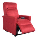 Poltrona Relax Elettrica Dalia con Alzapersona Lift 1 Motore in Microfibra Bordeaux