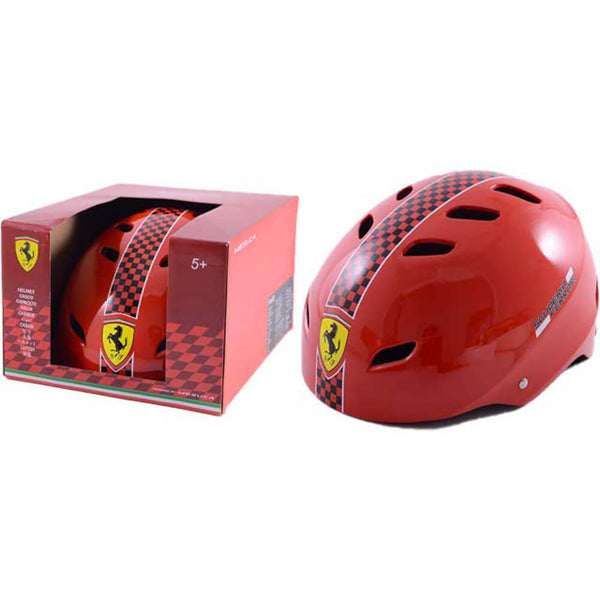 Casque de vélo enfant rouge Ferrari différentes tailles prezzo