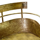 Slitta in Metallo oro cm 160x84xh115