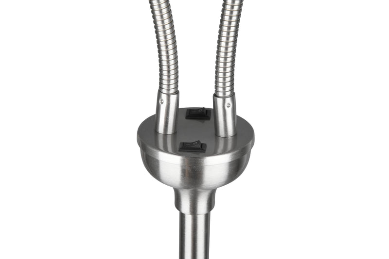 Piantana da Interno  E14 in Metallo Nickel Opaco