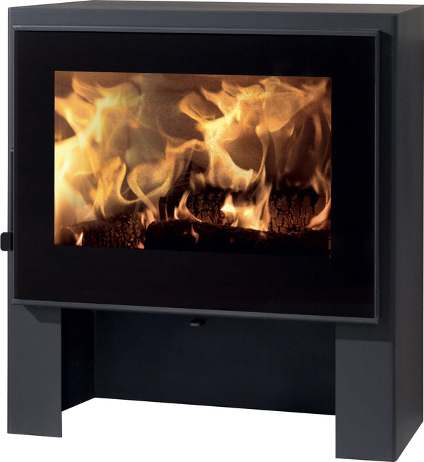 Poêle à bois 6,7 kW 69,5x64x40 cm Naxos Noir prezzo