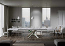 Tavolo Allungabile 200-460x90x77 cm Volantis Bianco Frassino Telaio 4A 