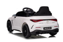 Macchina Elettrica per Bambini 12V Licenza Ufficiale Mercedes CLE53 Sedile in Pelle Bianco