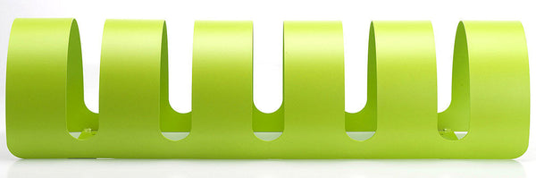 Porte-vélos en fer 5 places 90x30x23 cm Porte-vélos Belfer 42/PB Vert acide sconto