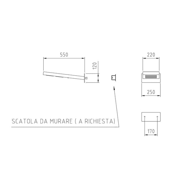 Bras de douche Inverseur de douche de salle de bain en acier Ama Luxury Ninfe sconto