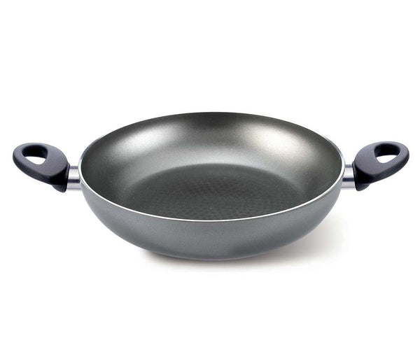 online Poêle Bombée 2 Anses Ø28 cm Revêtement Antiadhésif Gris Silex Ecotitan Induction