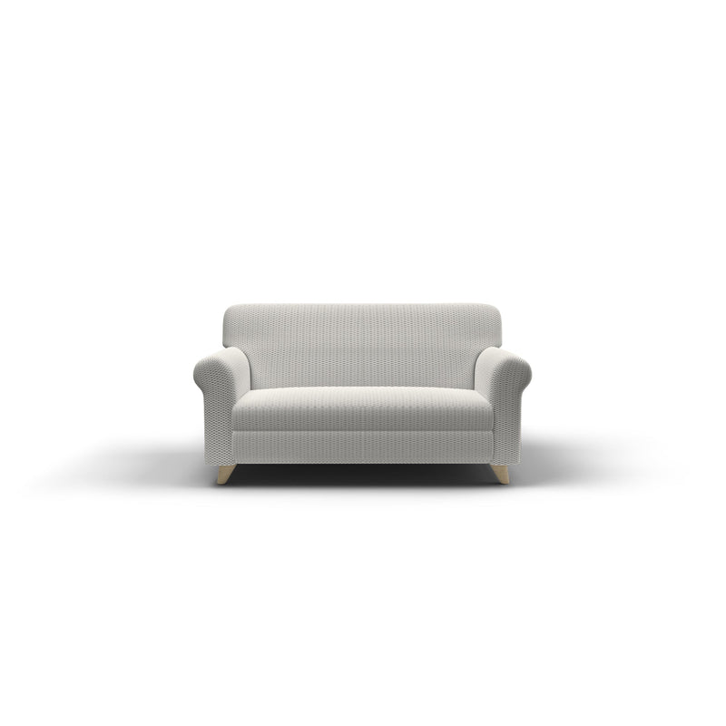 Copridivano Elasticizzato in Poliestere e Cotone Fashionable Panna