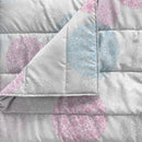 Trapuntino Estivo in Microfibra 100 gr con Stampa Molecole Basic Varie Misure