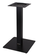 Tavolo Quadrato da Giardino Top in Pietra Sintetizzata Nero Varie Misure