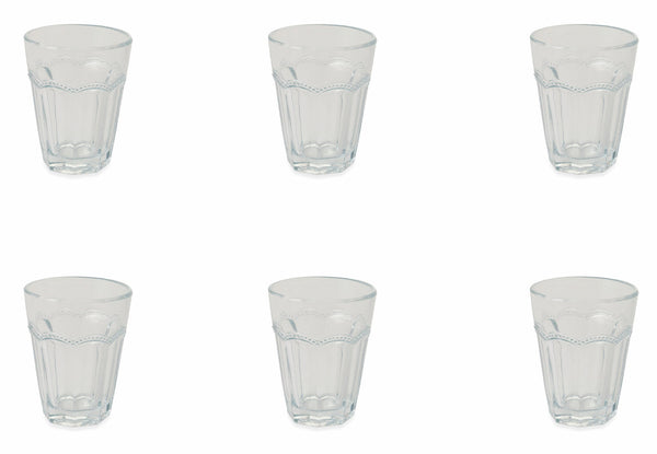Coffret de 6 verres Ø8,5x10,5 cm en verre transparent VdE Tivoli 1996 Floyd online