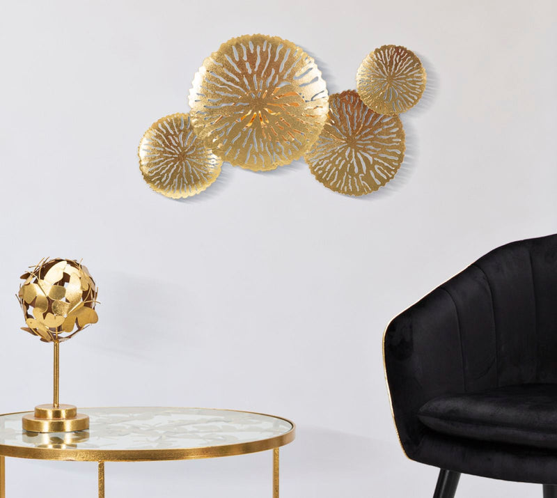 Lampada da Muro Dishi Plus 47x13x28 cm in Ferro 