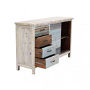 Mobile Harry 140x40x82 h cm in Legno Multicolor