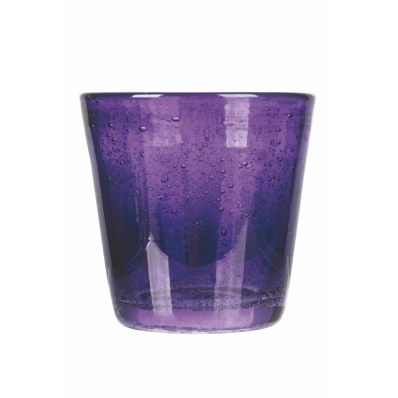 Set 6 Tazzine per Liquori Liquorini Cancun Provence in Vetro VdE Tivoli 1996 Viola