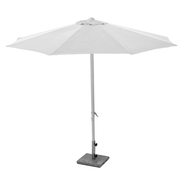 sconto Parasol de jardin avec ouverture et fermeture à manivelle Ø3m Michigan Blanc