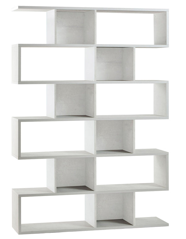 acquista Libreria Modulare 6 Ripiani 150x215x38 cm Ossido Bianco