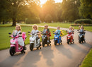 Scooter Elettrico per Bambini Licenza Ufficiale Honda SH125 12V con Ruote EVA e Sedile Pelle Blu