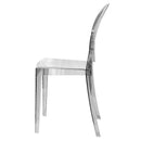 Set 4 Sedie 38x46x90,5 cm in Policarbonato da Interno Elizabet Trasparente 