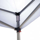 Gazebo Pantheon 3x3 m in Alluminio Bianco