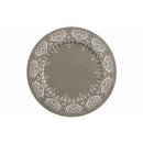 Set 6 Sottopiatti in latta Ø33cm Villa d'Este Myconos