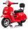 Piaggio Mini Vespa PX150 Électrique 6V pour Enfants Rouge