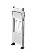 Carrello da Cucina Pieghevole Bianco in Acciaio Tosini TA019W