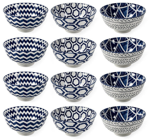 sconto Set 12 Ciotole Ø12x6 cm 240 ml in Gres VdE Tivoli 1996 Tribe