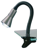 Lampa a morsetto da Interno  E14 in Plastica Alluminio