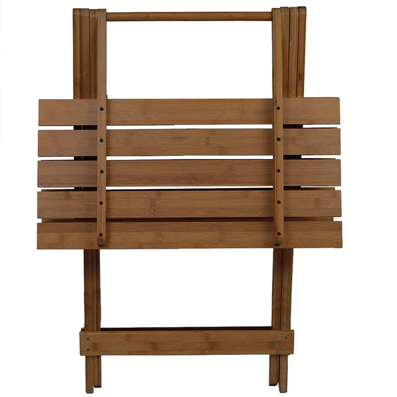 Tavolo pieghevole da Pic Nic Giardino 80x60 cm in legno color Noce