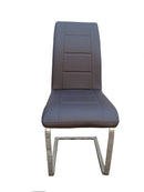 Set di 4 Sedie in Similpelle Morbida 98x55x42 cm TFT Comfort Cioccolata