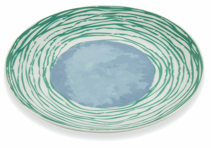 Set 6 Piatti Frutta Ø19x2 cm in Porcellana Villa d'Este Home Tivoli Marea